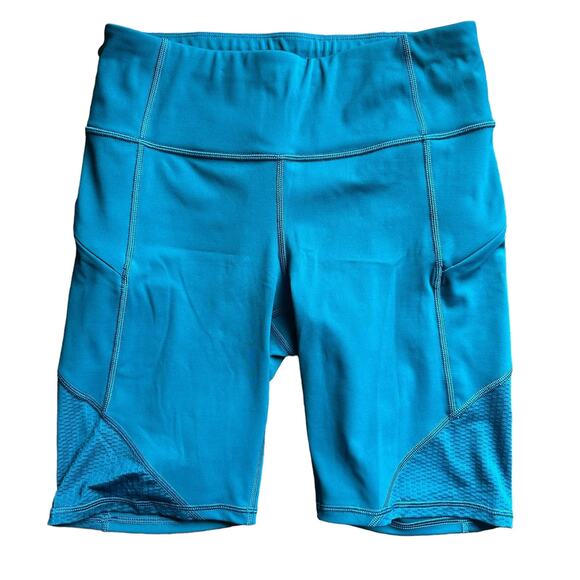 Athleta | Size S Dark Teal Contender 9" Compression Biker Shorts Running Biking - Picture 2 of 12